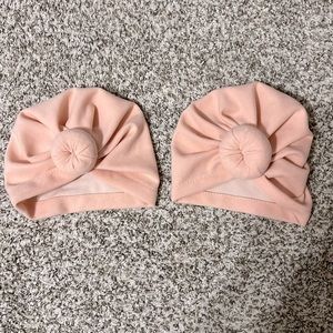 Newborn turban style hat
